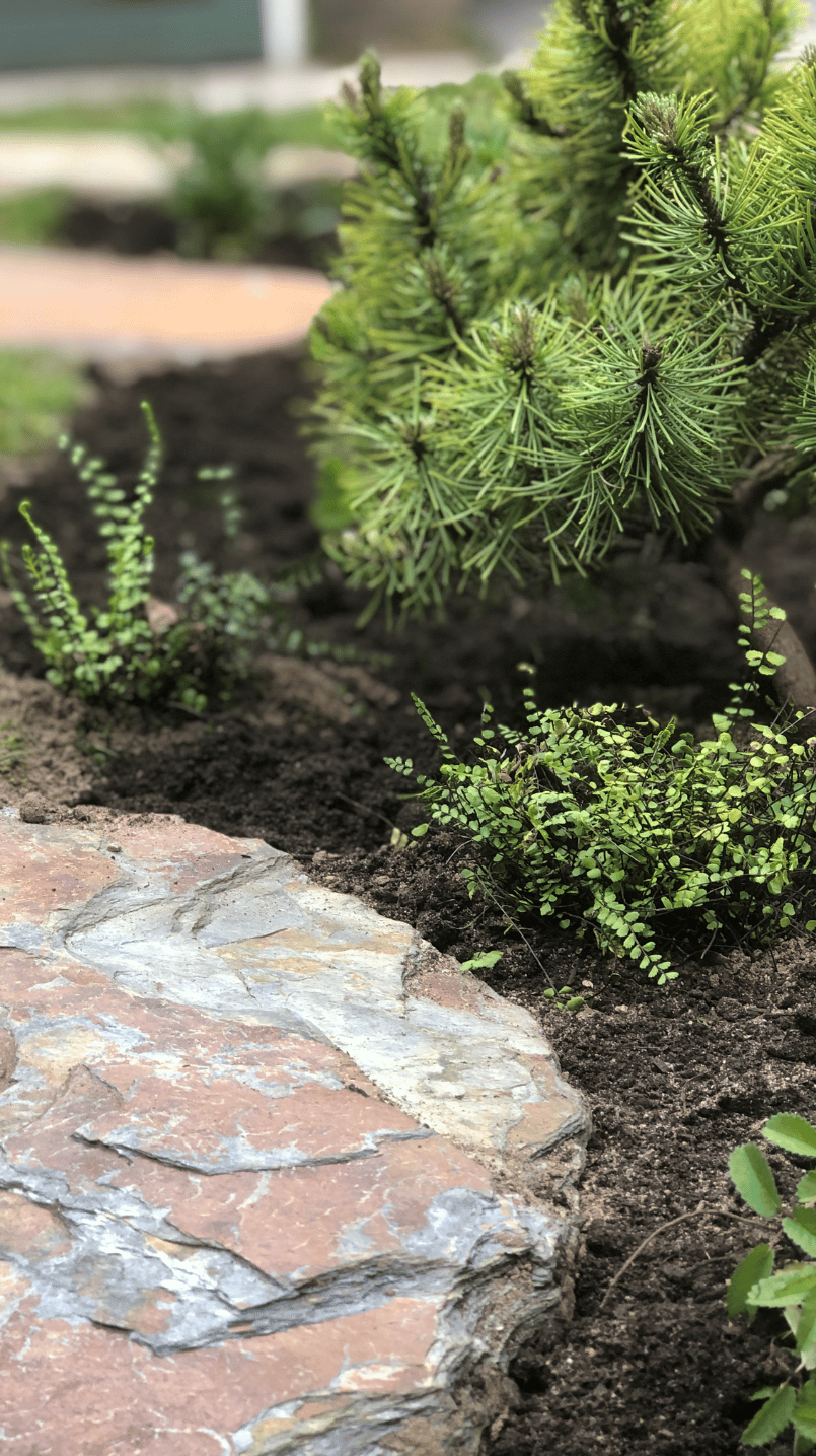 Organische tuin met ronde borders en gevarieerde beplanting door Cerci Design